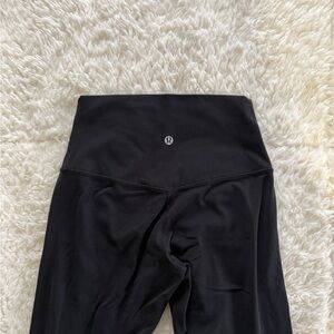 Size 4 Lululemon Black Align Leggings 25in length